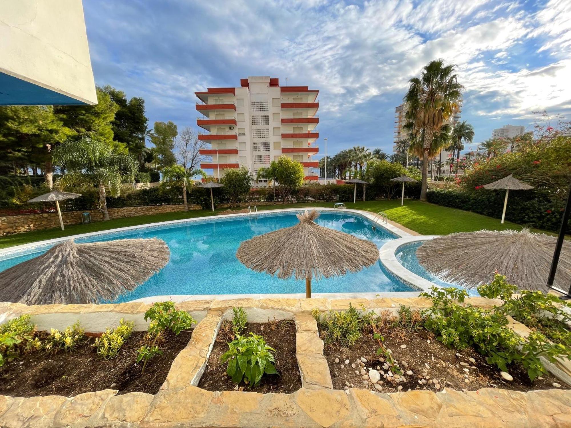 Vive El Mediterraneo - Apartamento Con Piscina En Cullera Kültér fotó